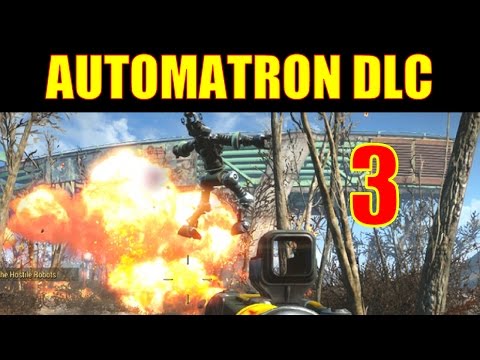 Fallout 4 Automatron DLC Walkthrough Part 3 - A New Threat (+ 3 Easy Fusion Cores!)