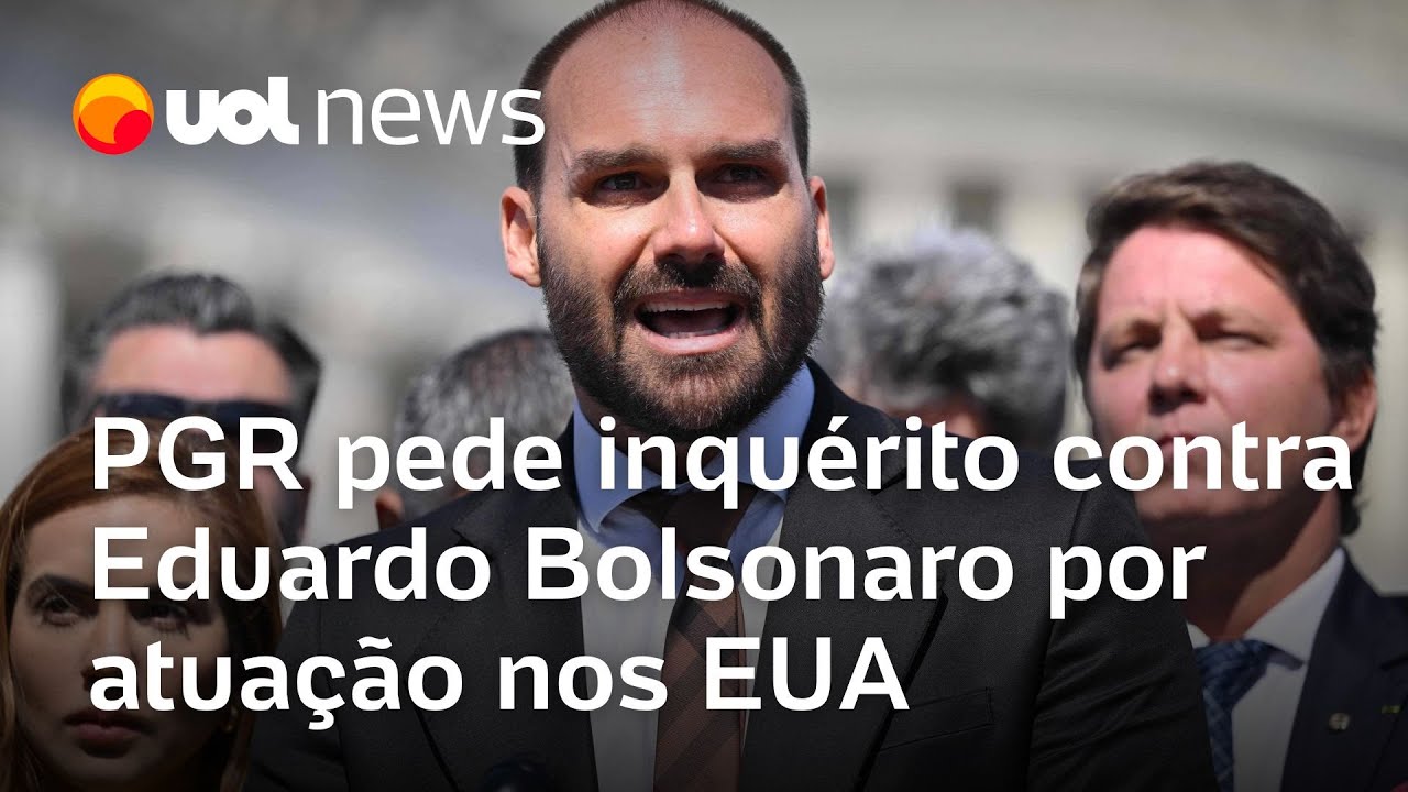PGR pede investigação contra Eduardo Bolsonaro no STF por atuação nos EUA; Moraes é o relator