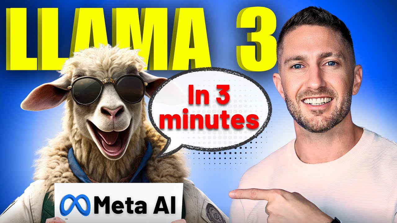 Meta AI Llama 3 Explained (in 3 Minutes!)