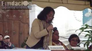 preview picture of video '20may2012 - Palabras de Norma Cruz, durante homenaje a Rosalina Tuyuc en S. Juan Comalapa'