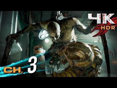 Dead Space Remake [4K/60fps HDR] (100%, Platinum, Impossible) Walkthrough Part 3 - Intensive Care