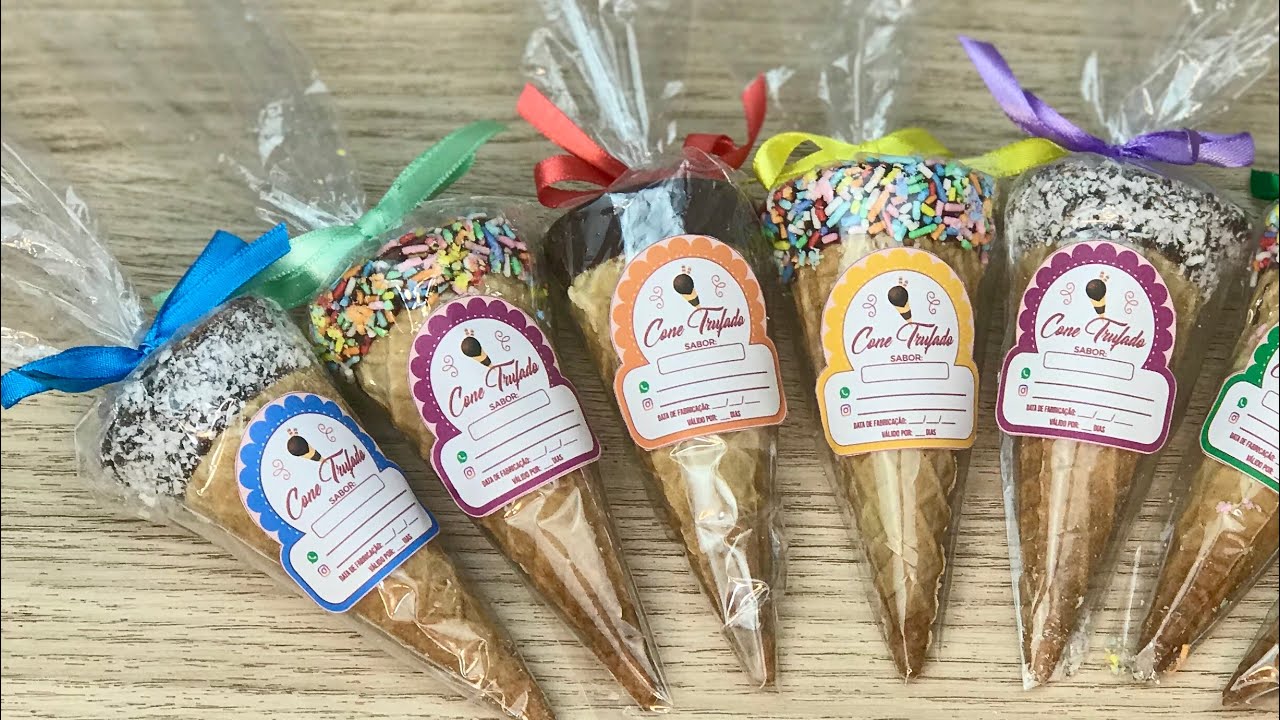 CONE TRUFADO - FAÇA E VENDA - MUITO RECHEADO