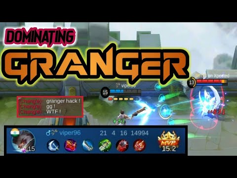Global Granger Gameplay And Best Build || Granger Hack Damage Guide || Mobile Legends Bang Bang