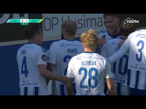 Veikkausliiga ottelukooste: HJK - KTP 4-1 (1-1)