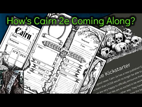 What's new with Cairn 2e? (CHARACTER SHEETS LOOK DOPE)