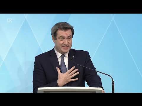 Bayerns Ministerpräsident Söder öffnet Friseursalons zum 1. März 2021 - PK vom 11. Feb. 2021