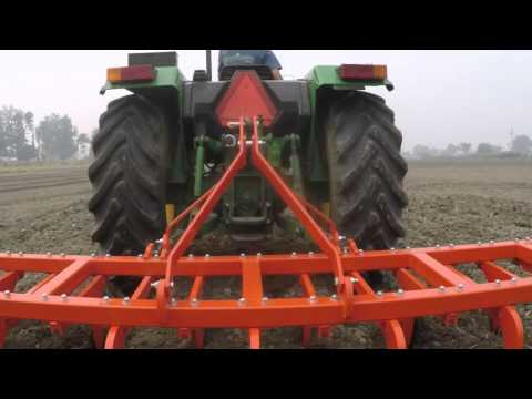 Rigid loaded cultivator working