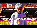 I ENDED EVERY SINGLE GOLDRUSH STREAK