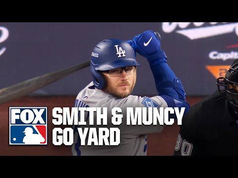 Will Smith & Max Muncy hit CLUTCH homers to give Dodgers 3-1 lead in World Series Game 2 💥