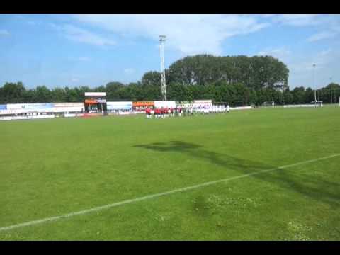 Willem II/RKC - Sc Heereveen A1 - Bekerfinale opkomst - vuurwerk - 2-6-2012