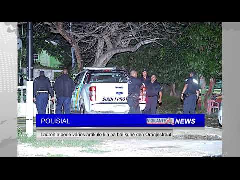 Ladron a pone vários artíkulo kla pa bai kuné den Oranjestraat