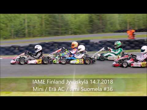 IAME Series Finland Jyväskylä 14.7.2018 A-C alkuerä