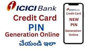 icici credit card pin generation online | how to set icici credit card pin | icici credit card pin