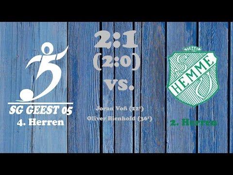 Highlights SG Geest 05 IV vs. SV Hemme II - 30.10.2016