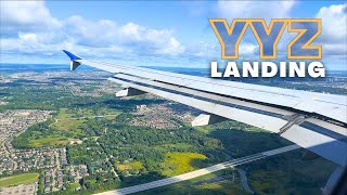 Download lagu INCREDIBLE Landing Views in Toronto!  | United Airlines A320 mp3