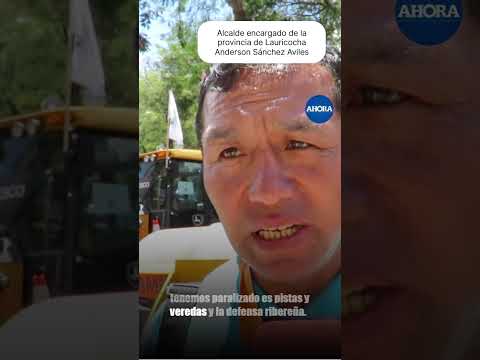 Anderson Sánchez Áviles, alcalde encargado de la provincia de Lauricocha, informó que la Plaza...