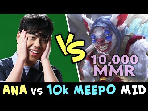 Ana LEGENDARY Ember vs 10,000 MMR Meepo
