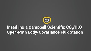 installing a campbell scientific co2/h2o open-path eddy-covariance flux station