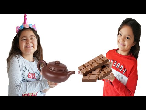 Masal and Öykü staged a chocolate challenge 2