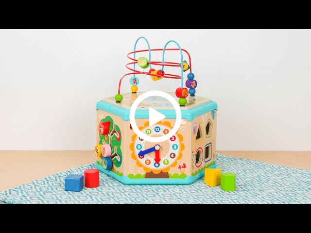 šestiúhelníková kostka s aktivitami 7v1 Tooky Toy