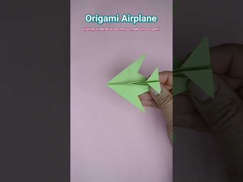 How to make a paper airplane model Origami Easy F14 Tomcat