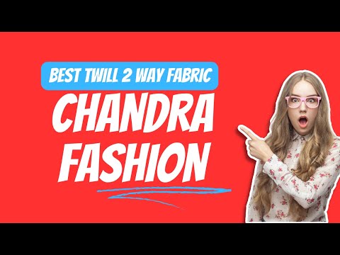 Twill Polyester Lycra Fabric