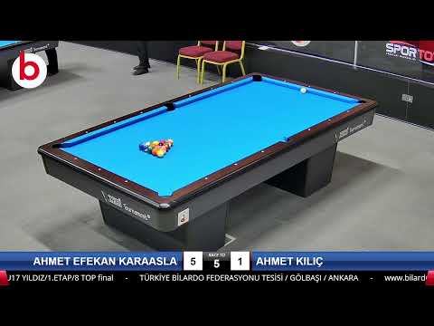 AHMET EFEKAN KARAASLAN & AHMET KILIÇ Bilardo Maçı - 