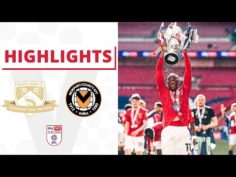 Morecambe 1-0 (a.p.) Newport County League Two 2020/21