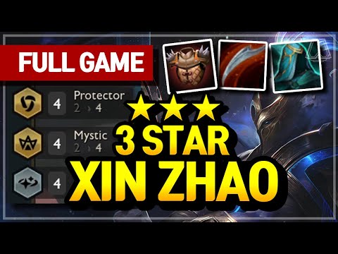 3-Star Xin Zhao! (Protector Celestial Comp) - Teamfight Tactics Full Game | TFT Galaxies