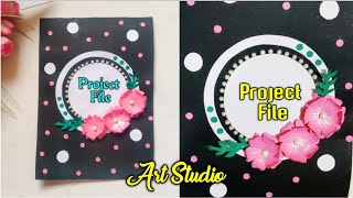 How to decorate front page of project file/ comple
