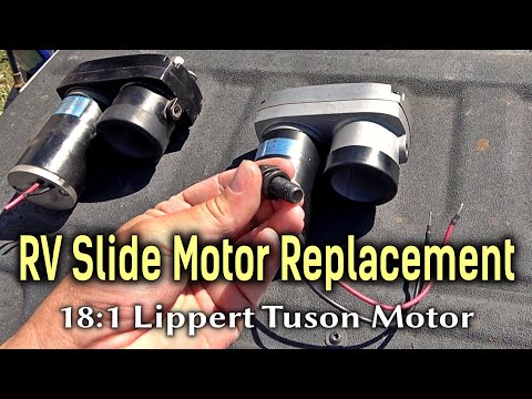 RV Slide Out Repair - Replacing a Faulty Electric Motor Assembly (Lippert 18:1 Tuson Motor 125802)