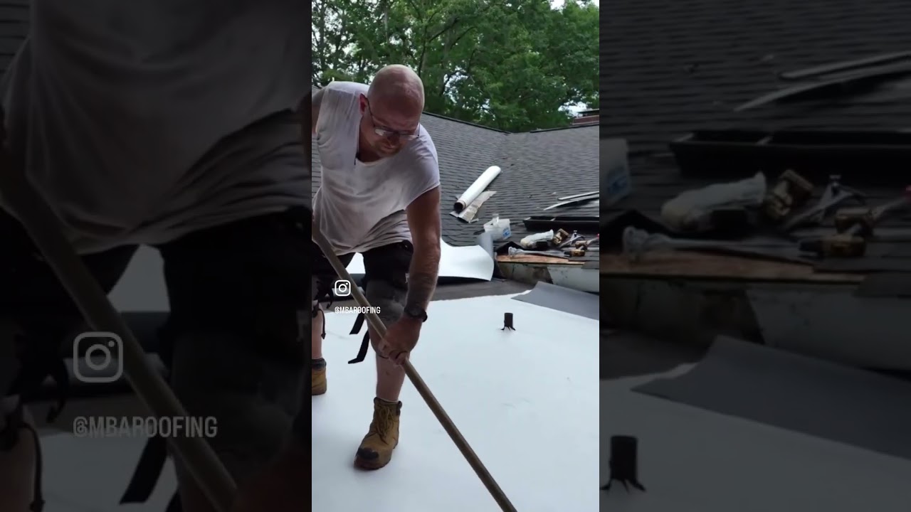 Single-Ply TPO Roof Install