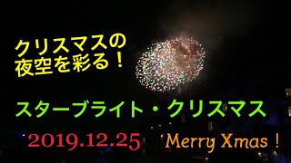 【クリスマスのクライマックス！】夜空を華麗に彩るスターブライト・クリスマス(2019.12.25 TDS)
