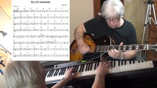 Sultry Serenade - Jazz guitar & piano cover ( Tyree Glenn ) Yvan Jacques