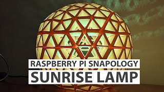 Raspberry Pi Sunrise Lamp with NeoPixel LED ring