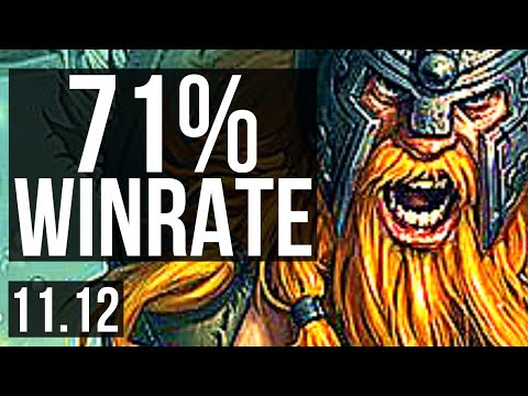 OLAF vs EVELYNN (JUNGLE) | 5/0/6, 71% winrate | NA Grandmaster | v11.12
