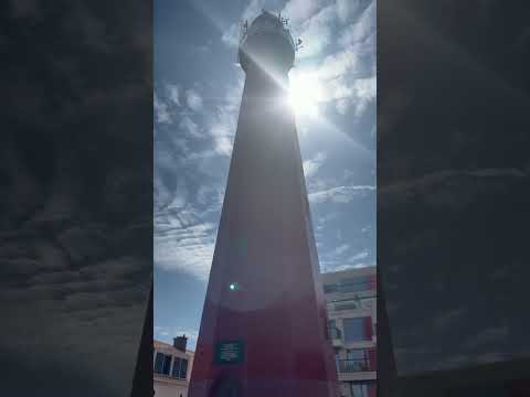 Lighthouse of Scheveningen and the beach #scheveningen #citytour #beach #netherlands #lighthouse
