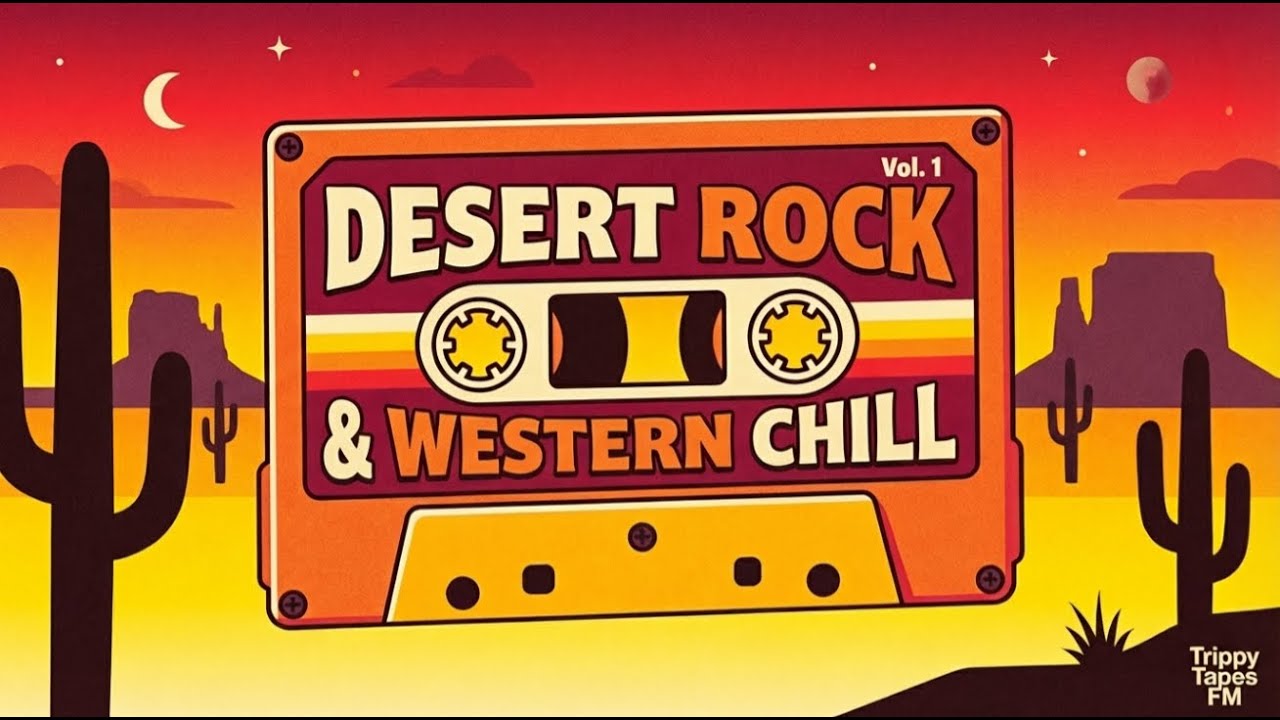 Desert Rock & Western Chill - Trippy Tapes FM Vol 1 cover art