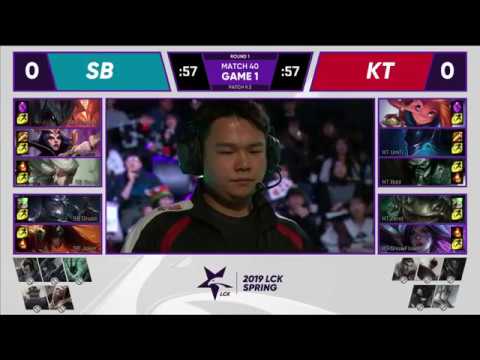 SB vs KT SANDBOX Gaming vs KT Rolster| Week 4 Day 5 | Game 1 Highlights | LCK Spring Split 2019