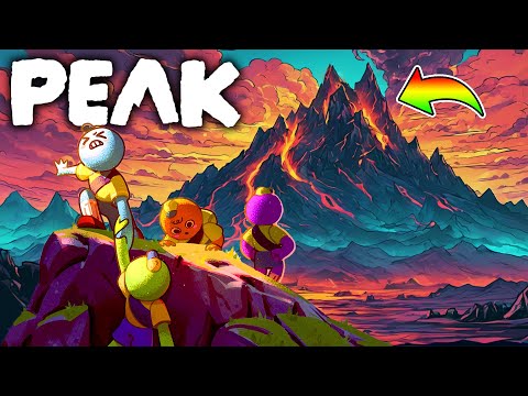 500万人が命を落とした山...💀⛰登ってみた😀🤝😀【PEAK】