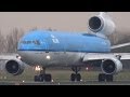 PH-KCD KLM  great MD-11 way takeoff form AMS Schiphol