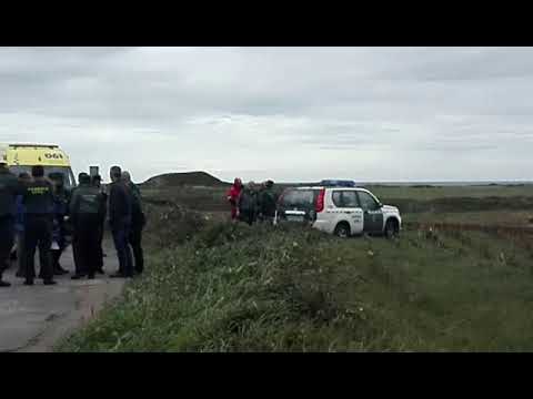 Los efectivos trabajan en la recuperación del cuerpo del pescador desaparecido en Ribadeo