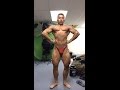23 years old Asian Bodybuilder Posing-7 weeks out