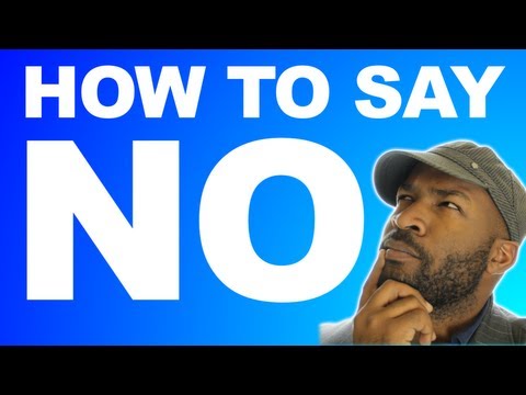 どのようにNOと言う方法（20の異なる方法 (How to Say NO (20 Different Ways))