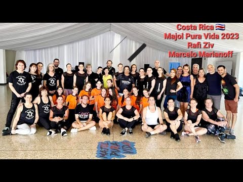 Heya Heya, 2003 Israeli folk circle dance at Costa Rica 🇨🇷 Majol Pura Vida 2023, by Rafi Ziv