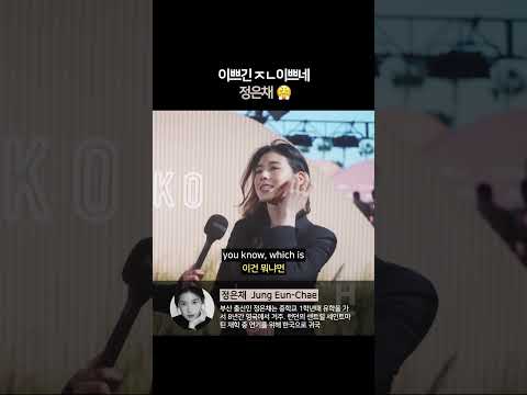 영어 | 이쁘긴 ㅈㄴ이쁘네, 정은채 😤