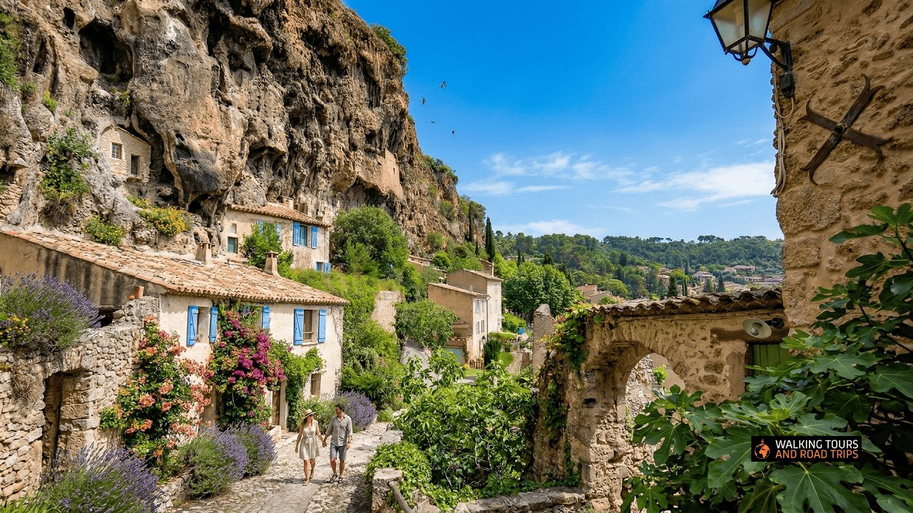 Cotignac: A Hidden Cliffside Village in Provence France Celebrities Love - Slow Living 4K