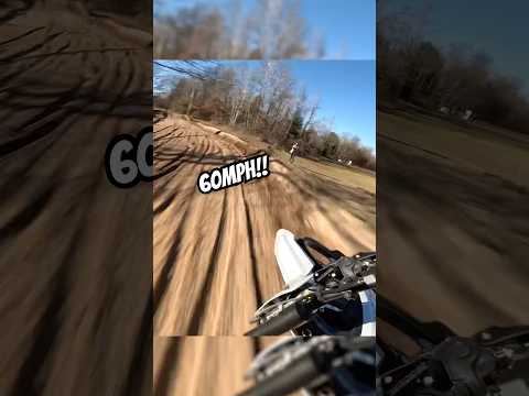 60mph corner on electric dirt bike! 💀
