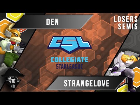 CSL 2019 - Melee Singles - Den (Fox) VS Strangelove (Sheik) - LS