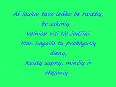 Ledi-Ais --- Aš laukiu tavo laiško